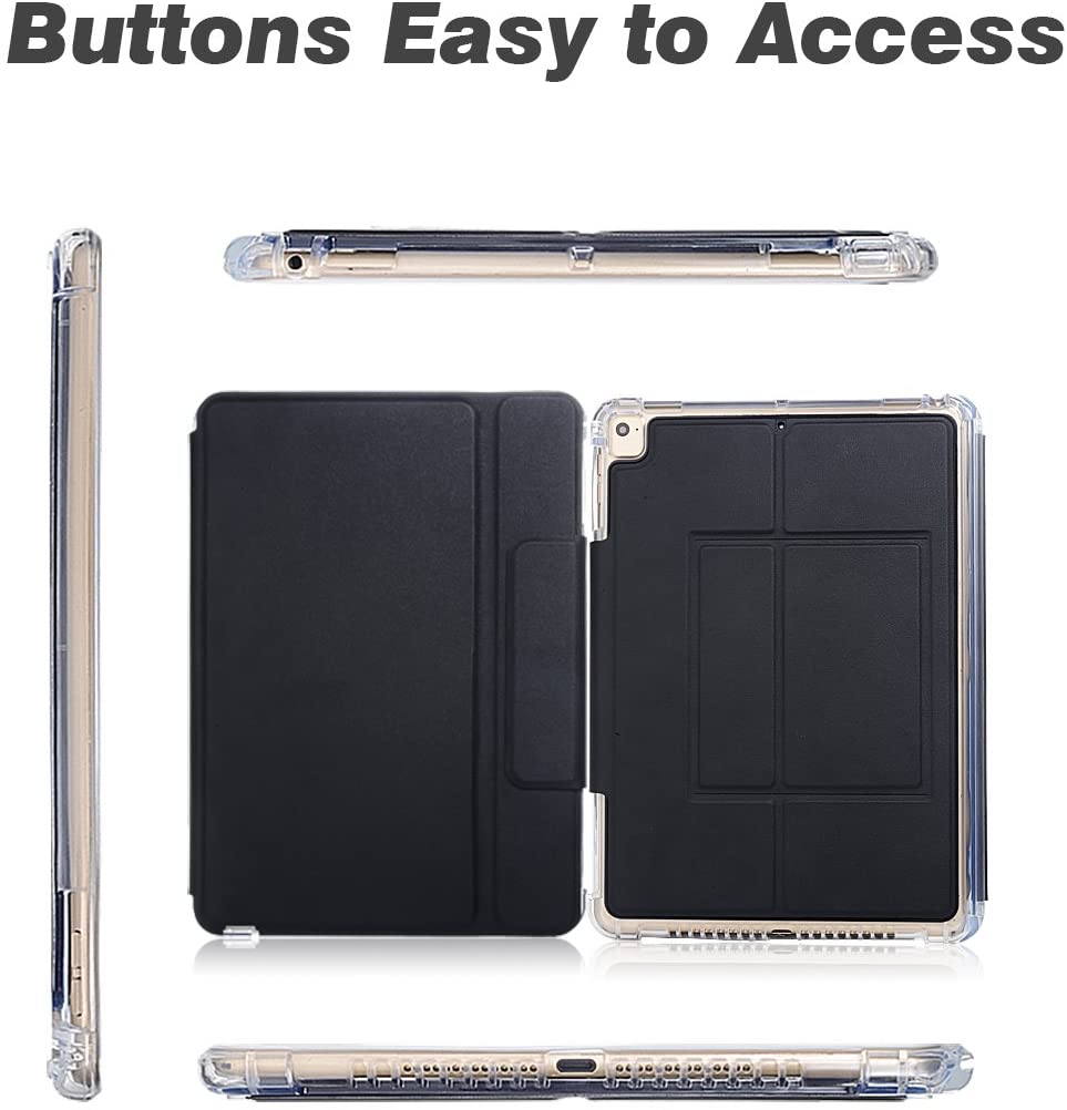 PU leather standing Wireless Bluetooth Keyboard case For iPad